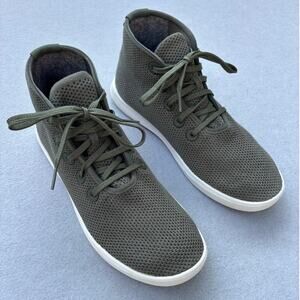 Mens Allbirds Tree Toppers Athletic Sneakers Olive Green high top US 10 EU42